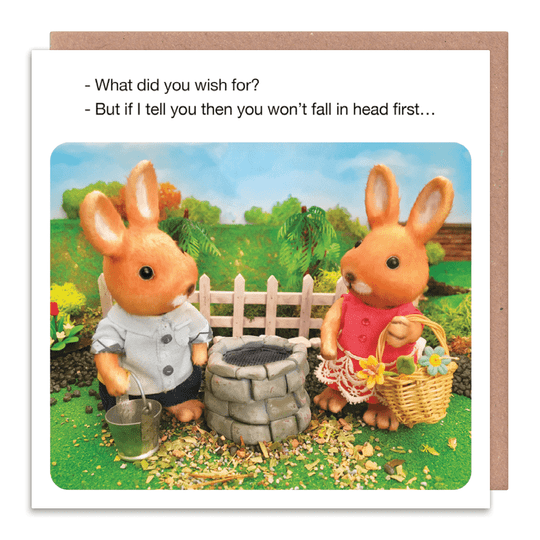 Forest Friends What Did You Wish For - Greetings Card