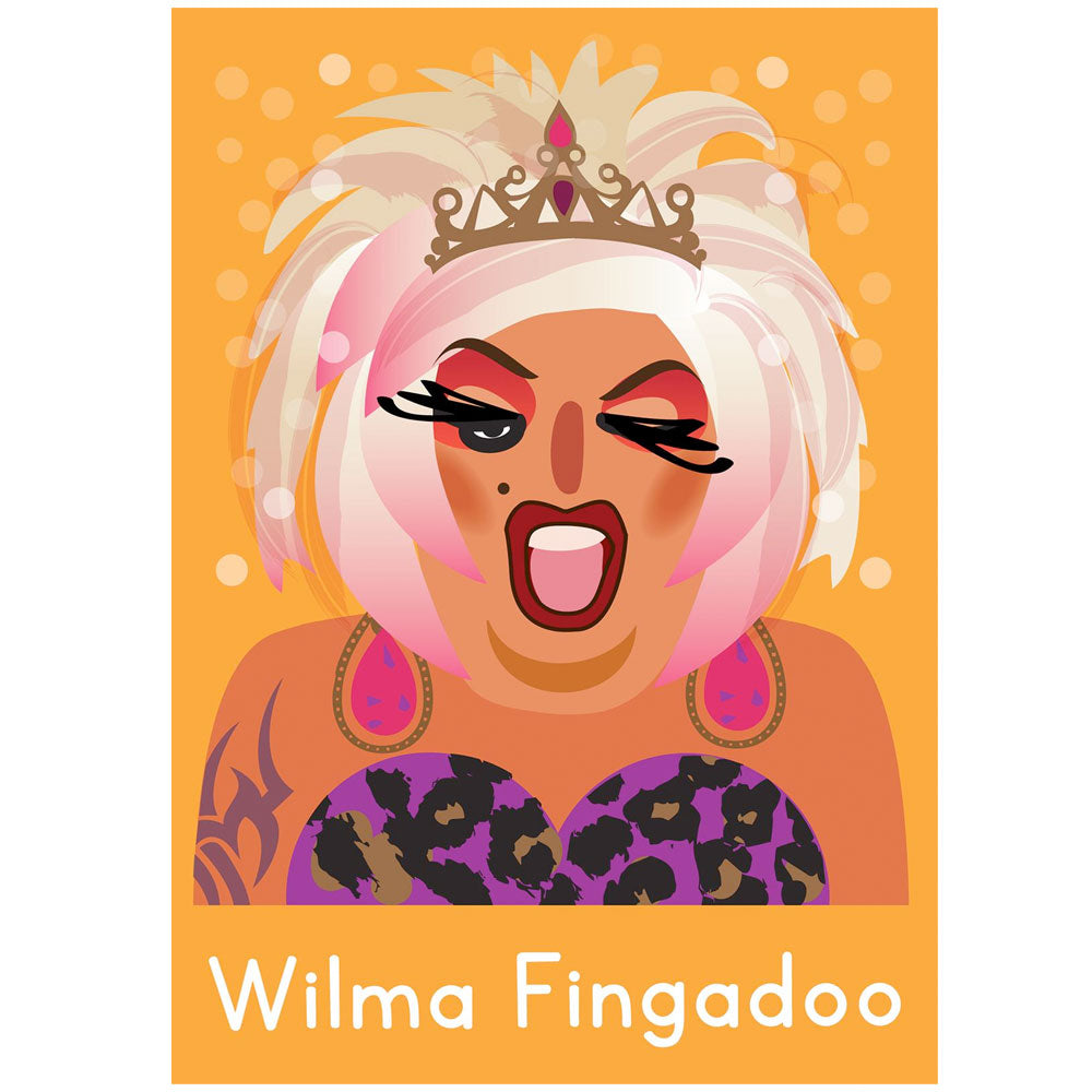 Life's A Drag - Wilma Fingadoo Greetings Card