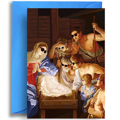 Glowing Jesus - Greetings Card