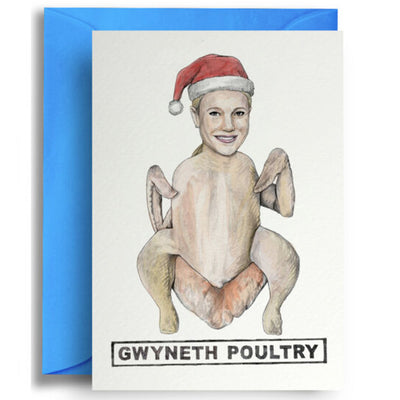 Christmas Gwyneth Poultry - Greetings Card